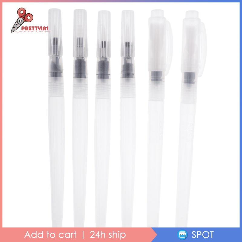 1 Bộ 6 Cọ Vẽ Màu Nước Với Túi Đựng