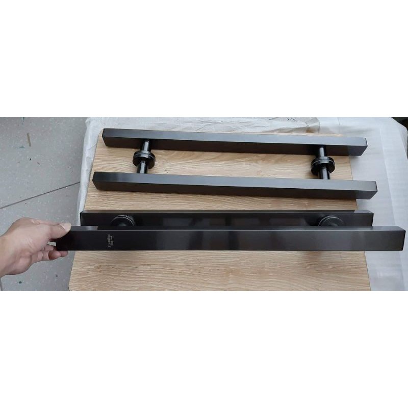 Tay Nắm Cửa Kính inox Vuông Cao Cấp