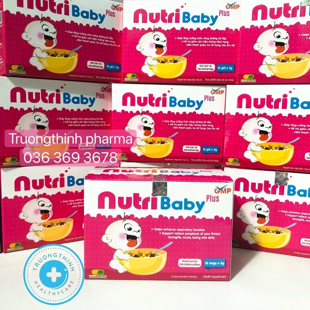Tăng đề kháng trẻ em, giúp hạn chế viêm đường hô hấp NutriBaby Plus