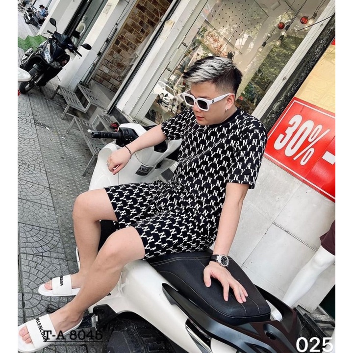 Bộ đồ thời trang nam , quần áo cộc tay nam , bo NY