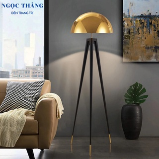 Đèn cây đứng đọc sách đèn sàn trang trí phòng khách phòng ngủ sofa dd32 ngọc thắng kèm bóng 12w