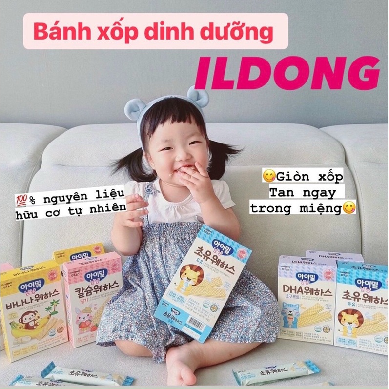 Bánh xốp ildong Hàn Quốc cho bé