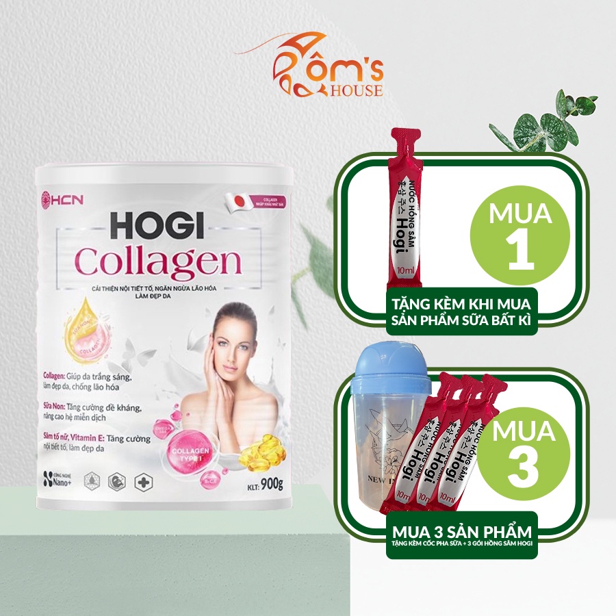 Sữa Collagen Hogi Phục Hồi Cải Thiện Nội Tiết Tố Nữ Chống Lão Hoá Hộp 900gr