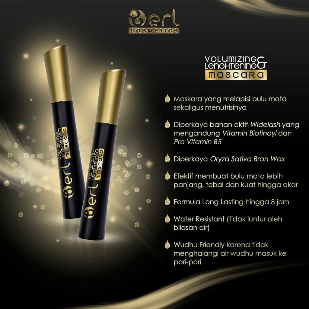 (Hàng Mới Về) Mascara Chuốt Mi Làm Dày Và Dài Mi Chính Hãng Berl 100 | BigBuy360 - bigbuy360.vn