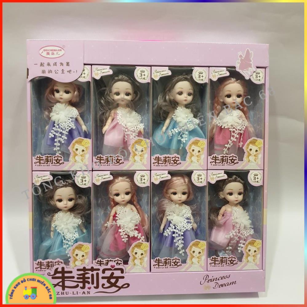 Đồ chơi Búp bê babie elsa cao 18 cm gồm 13 khớp linh hoạt bộ sưu tập búp bê vô cùng dễ thương cho các bé gái TKMB68