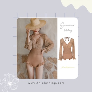Bikini, bộ đồ bơi liền thân tay ren dài