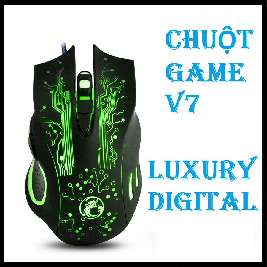 Chuột Gaming Mouse V7 Chuột Máy Tính Có Dây Cho Game Thủ