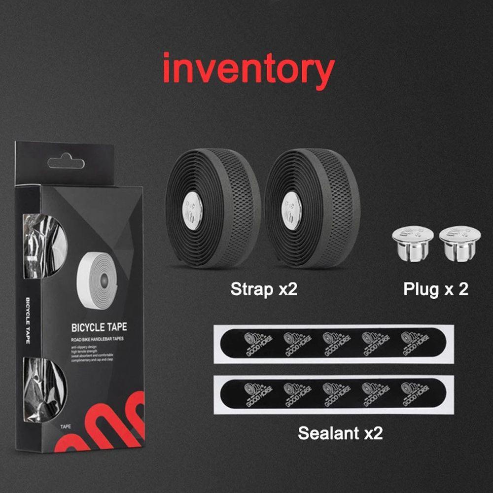 Cuộn Băng Quấn Tay Lái Xe Đạp Leo Núi VANES1 Thiết Kế Lưới Đen Hấp Thụ Sốc