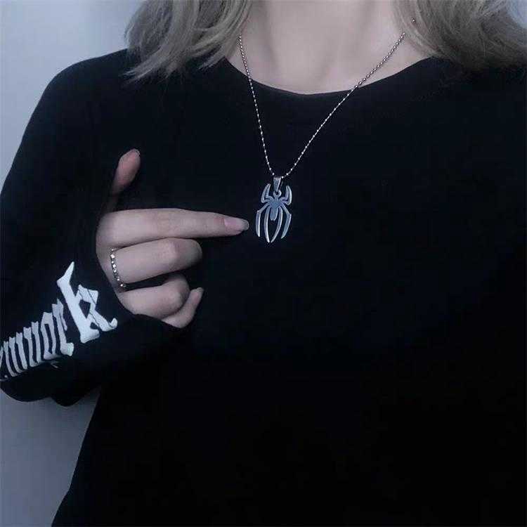 Dây Chuyền Mặt Hình Nhện 13127hp Phong Cách Hip Hop