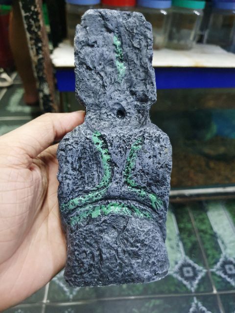 TƯỢNG TRANG TRÍ HỒ CÁ NON BỘ CAO 18CM RỘNG 8CM