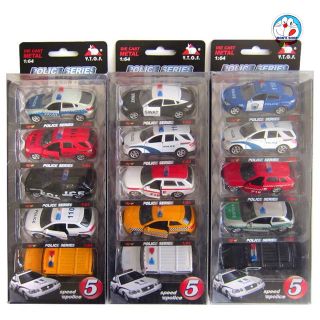 Set xe sắt 4 xe mở cửa chạy trớn