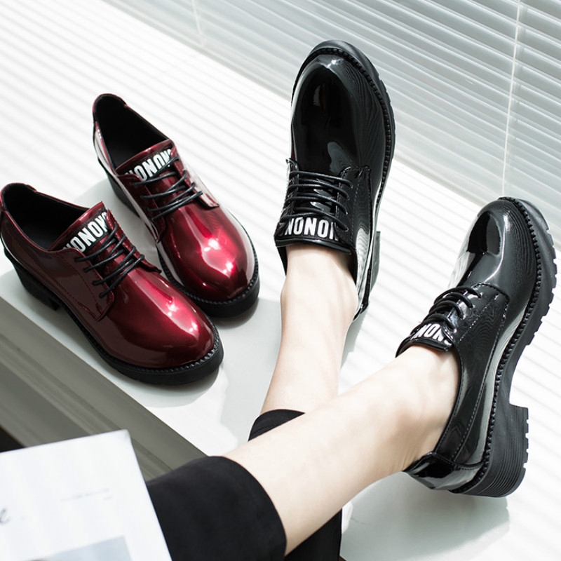 Giày Đế Dày Phong Cách Retro Anh Quốc | BigBuy360 - bigbuy360.vn