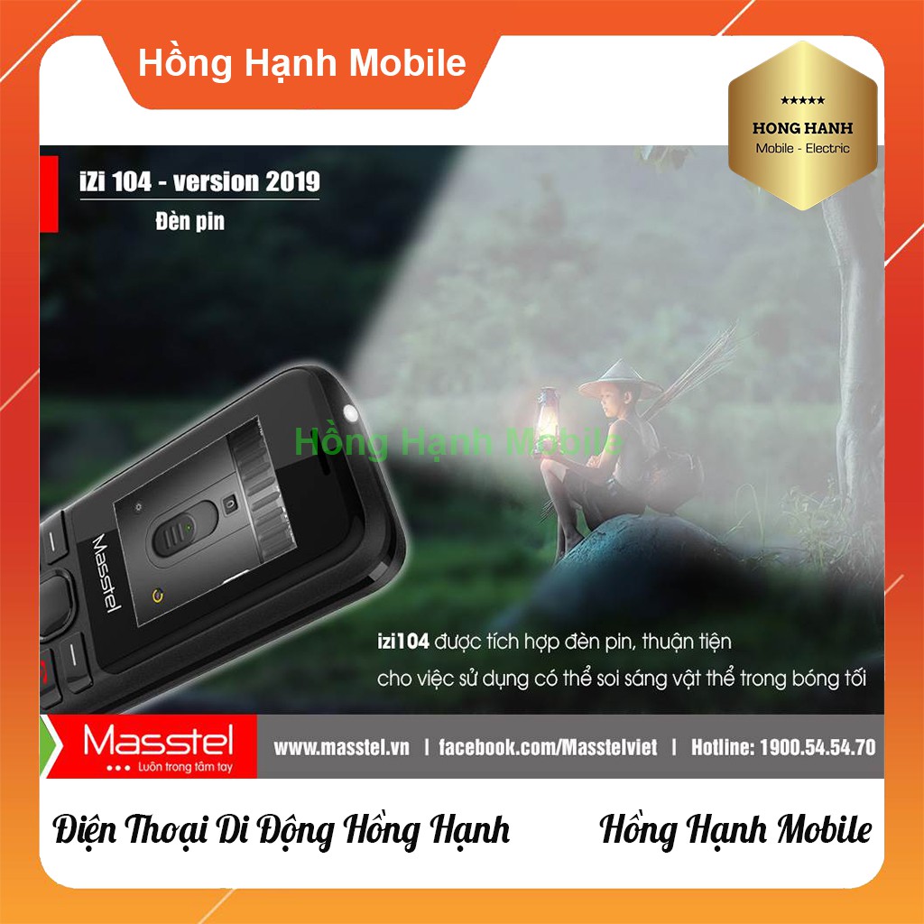 Điện Thoại Masstel iZi 104 - Hàng Chính Hãng - Hồng Hạnh Mobile