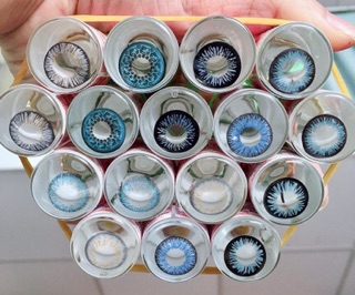 Combol lens 170k (1c lens+ nước ngâm+ nhỏ mắt+khay thú)