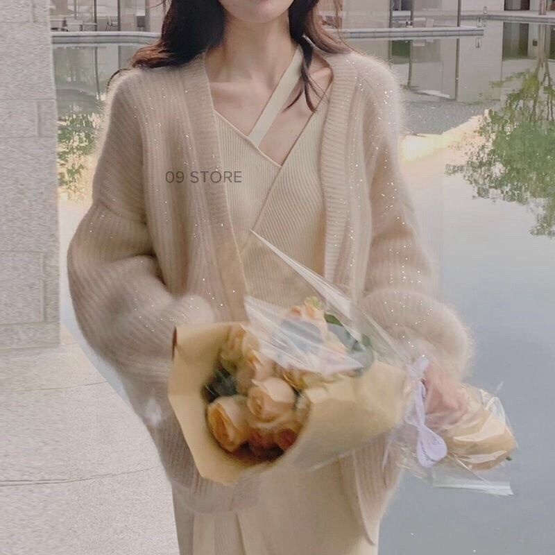 Cardigan thu đông, áo khoác len mùa đông phong cách Hàn Quốc | BigBuy360 - bigbuy360.vn