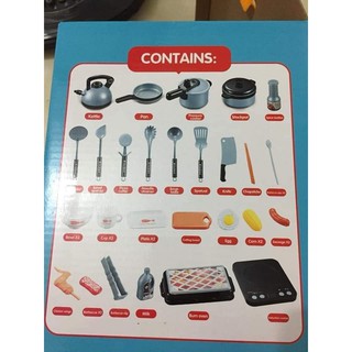 Bộ Đồ Chơi Nấu Ăn 36 Món