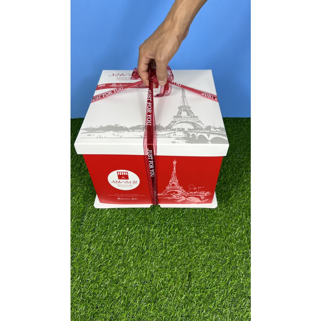 Hộp Vuông Nắp Đậy, hai tầng, 3 chi tiết