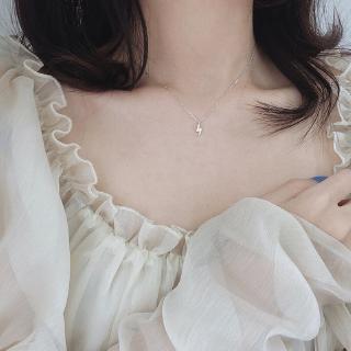 Dây chuyền mặt hình sấm sét cá tính cho nữ