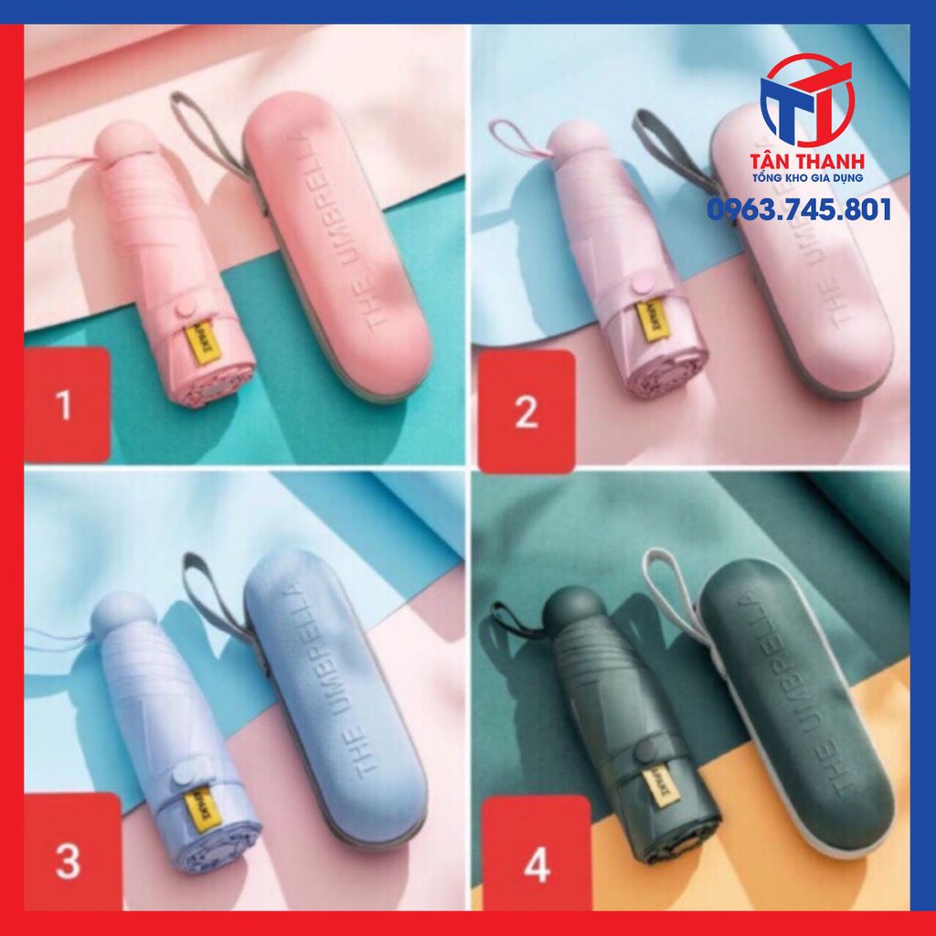 Ô DÙ MINI CÓ HỘP HÌNH VIÊN THUỐC SIÊU TIỆN DỤNG.