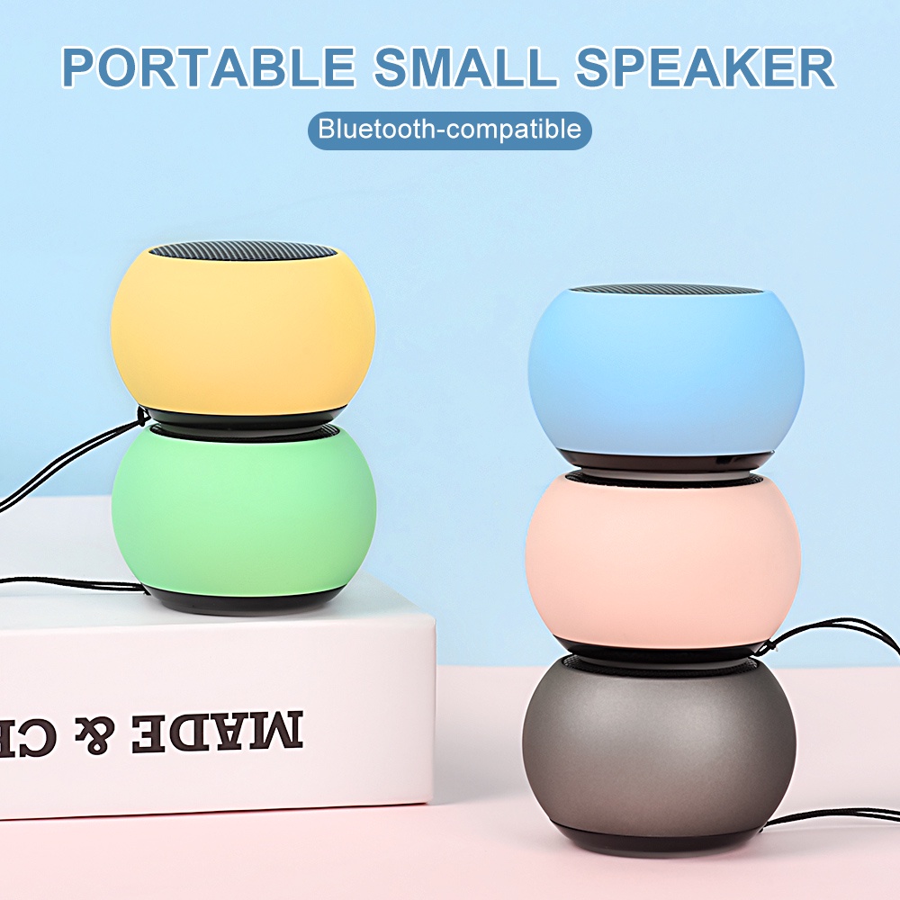 Loa Bluetooth Không Dây Nhỏ Gọn Hình Bánh Macaron