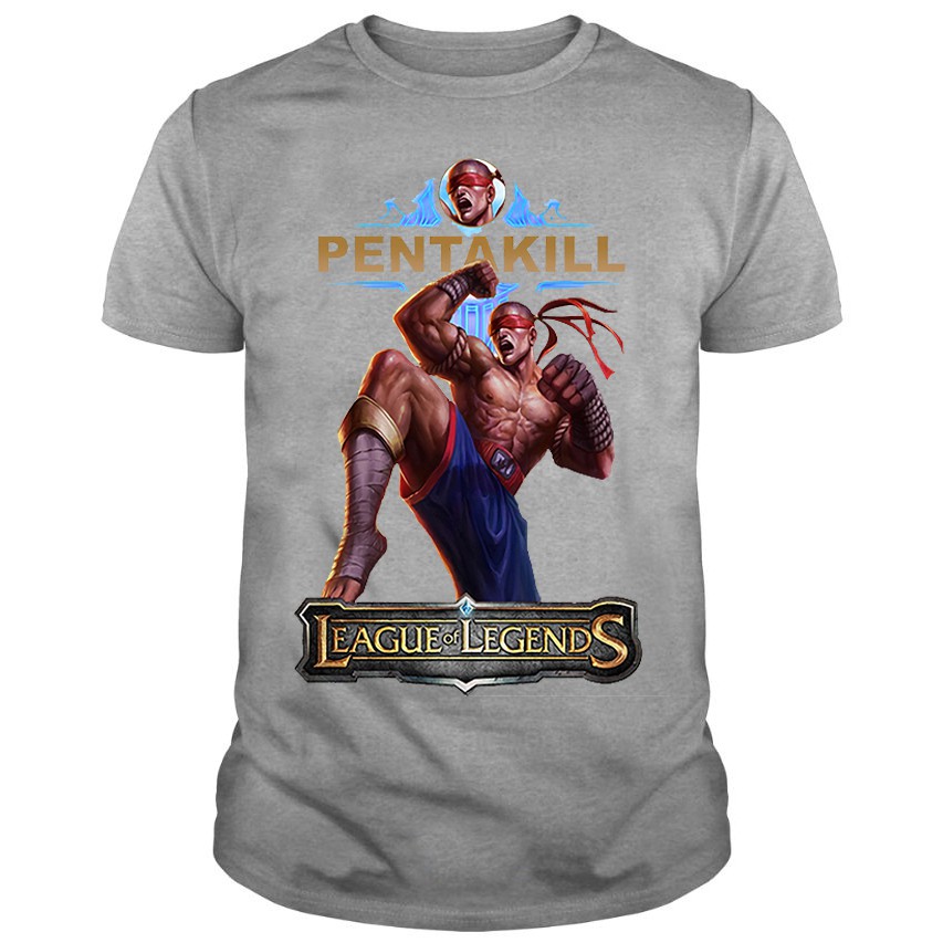 [Hình Thật] Áo Thun LEESIN Cực Chất, Áo Liên Minh Huyền Thoại LEE SIN Siêu Độc - LOL Tshirt (Ảnh thật)