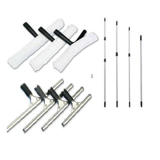 Bộ lau kính 35cm và cây nối lau kính 1.2m( 2 đoạn x 0.6m)