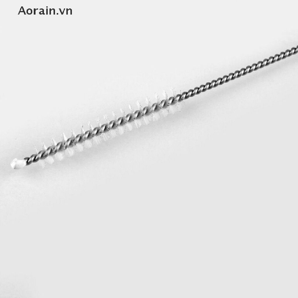 1 Cọ Vệ Sinh Ống Hút Bằng Thép Không Gỉ 17cm  1 Bàn Chải Làm Sạch Ống Hút