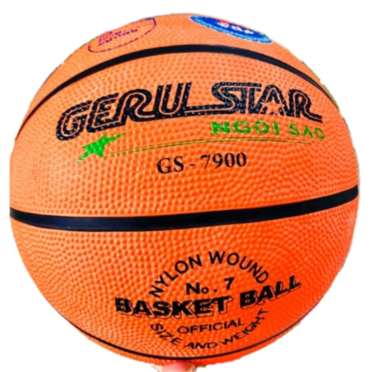 BÓNG RỔ GERU STAR - SIZE SỐ 7 - CAO SU - HÀNG CHÍNH HÃNG