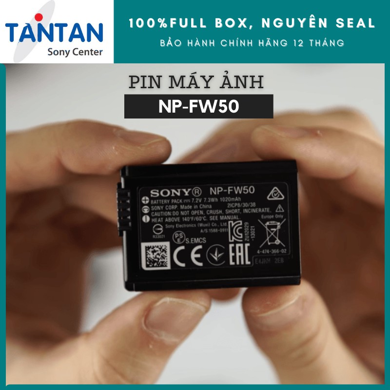 Pin Máy Ảnh Sony NP-FW50 | Hàng Chính Hãng Sony Việt Nam