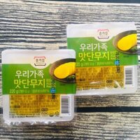 CỦ CẢI VÀNG CẮT LÁT HÀN QUỐC 220G