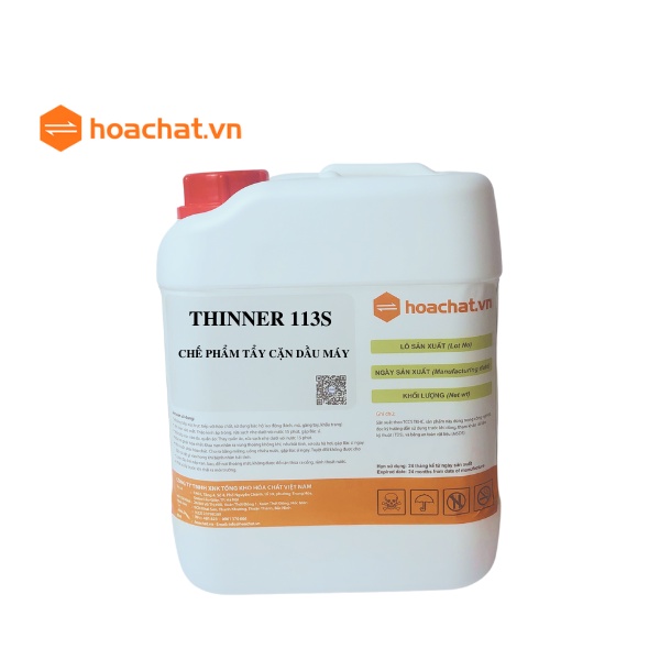 Hóa chất tẩy cặn dầu máy Thinner 113S 5 LÍT