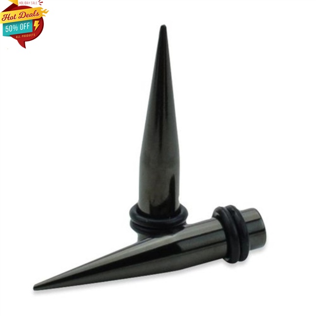 Set 36 Khuyên Nong Tai Acrylic 14g-00g Thời Trang