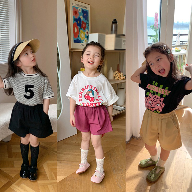 Quần Short Lưng Cao Thời Trang Mùa Hè Hàn Quốc Dành Cho Nữ