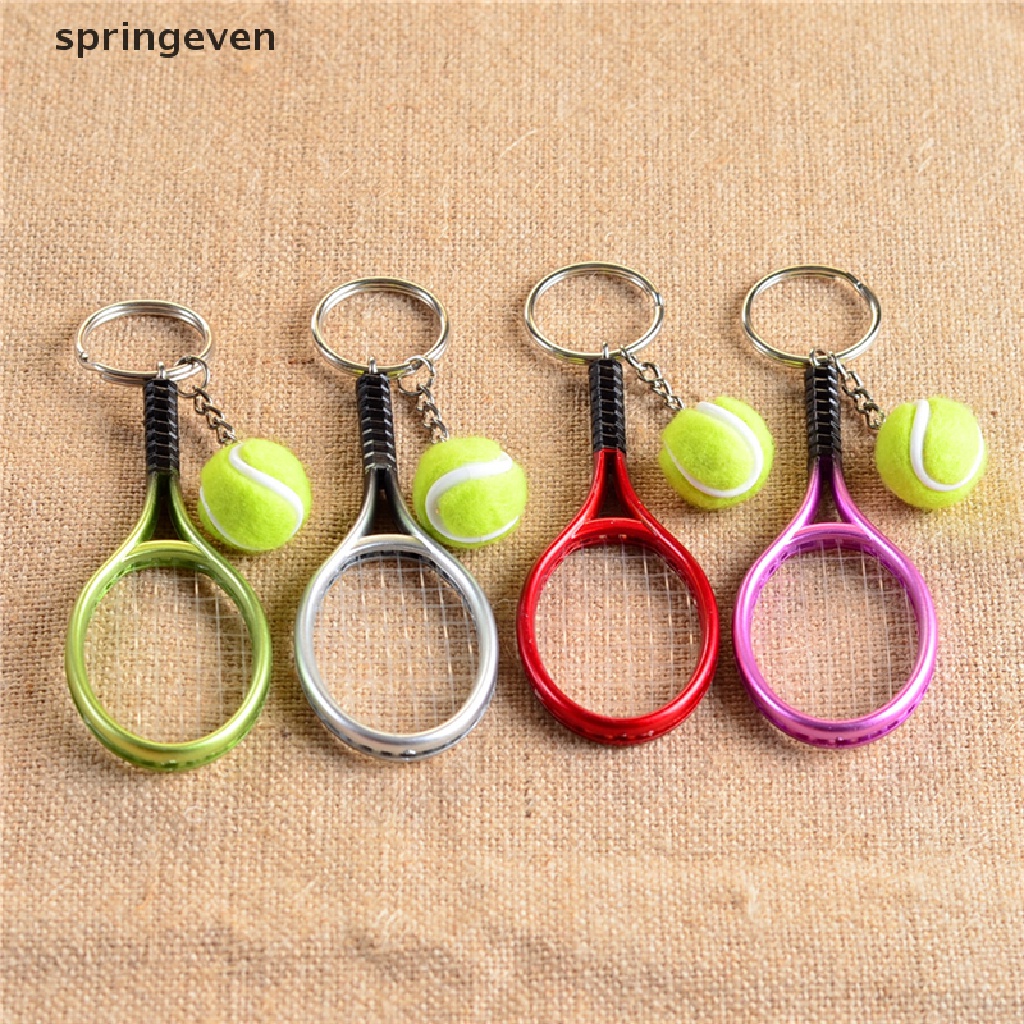 Móc Khóa Hình Vợt Tennis 3D Thời Trang