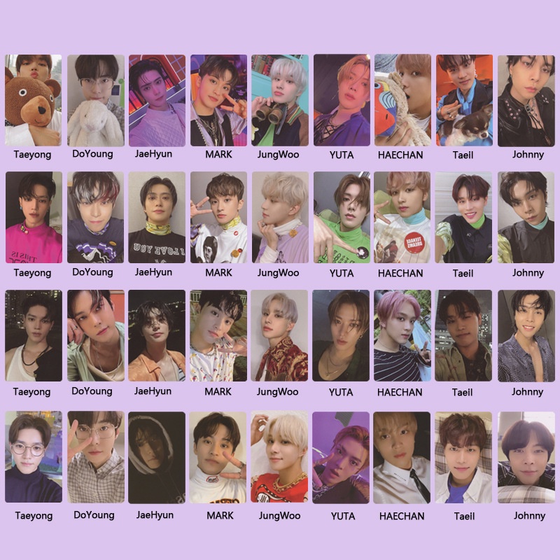 Set 127 tấm ảnh thẻ lomo in hình thành viên nhóm nhạc Kpop NCT đẹp mắt