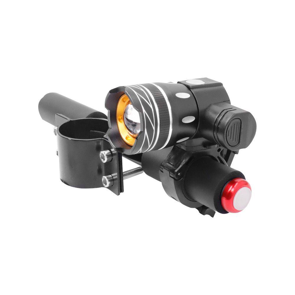 Đèn Pha ZAIJIE24 Chống Thấm Nước Có Thể Sạc Lại Bằng Cổng USB Dành Cho Xe Đạp Điện Ninebot Skateboards MAX G