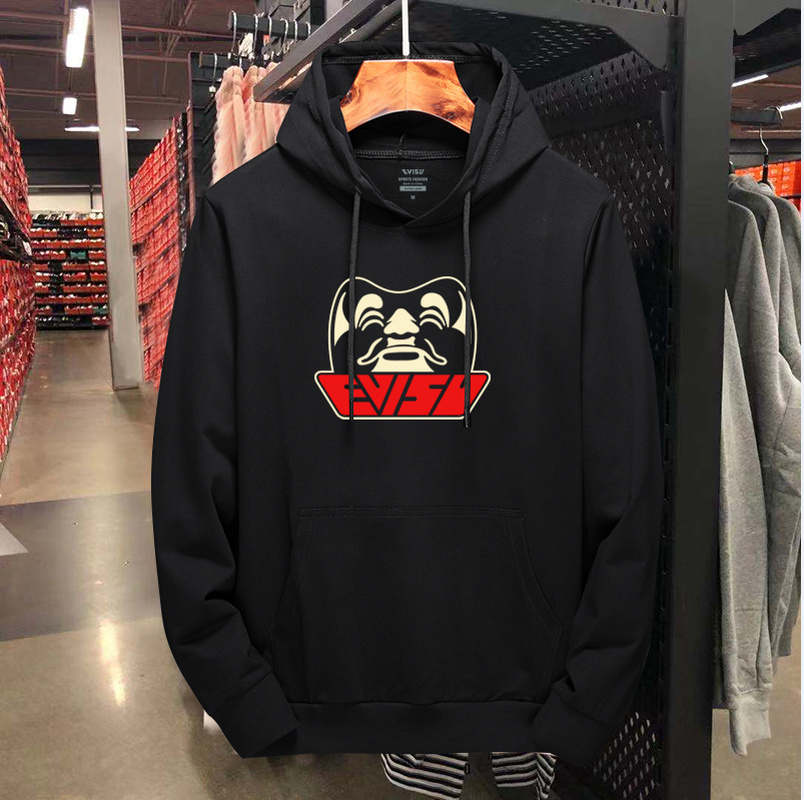 EVISU Áo Hoodie Thiết Kế Giản Dị Thời Trang Mùa Xuân Thu 2021 Dành Cho Nam Có Size M-5Xl | BigBuy360 - bigbuy360.vn