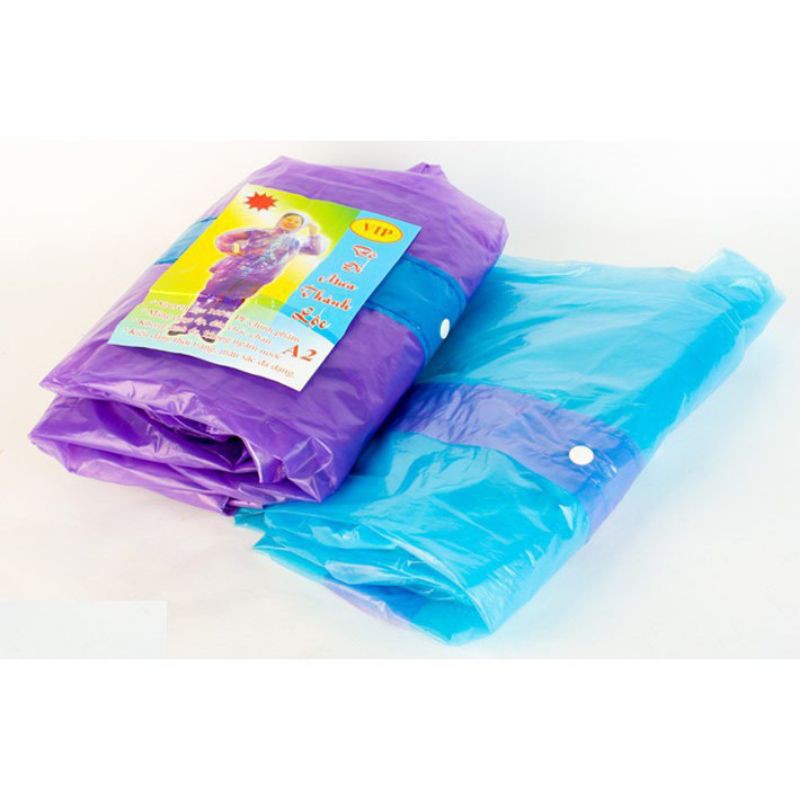 BÁN SỈ - Bộ Quần Áo Mưa Nilon Đi Phượt