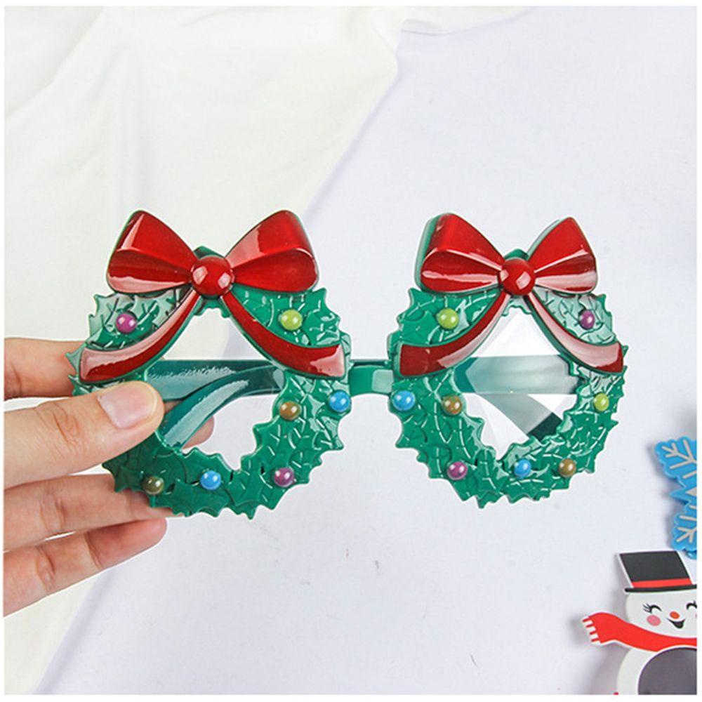 WATTLE Mắt Kính Hình Ông Già Noel / Người Tuyết / Bông Tuyết Dễ Thương Dùng Trang Trí Giáng Sinh