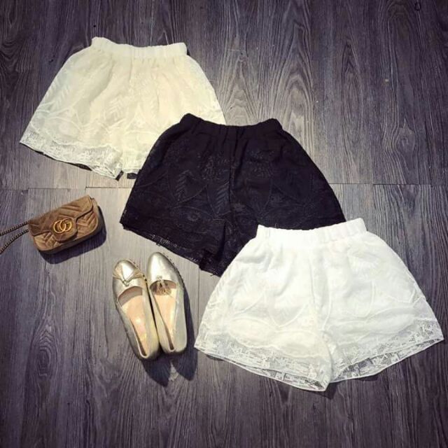 Quần chun nữ ren