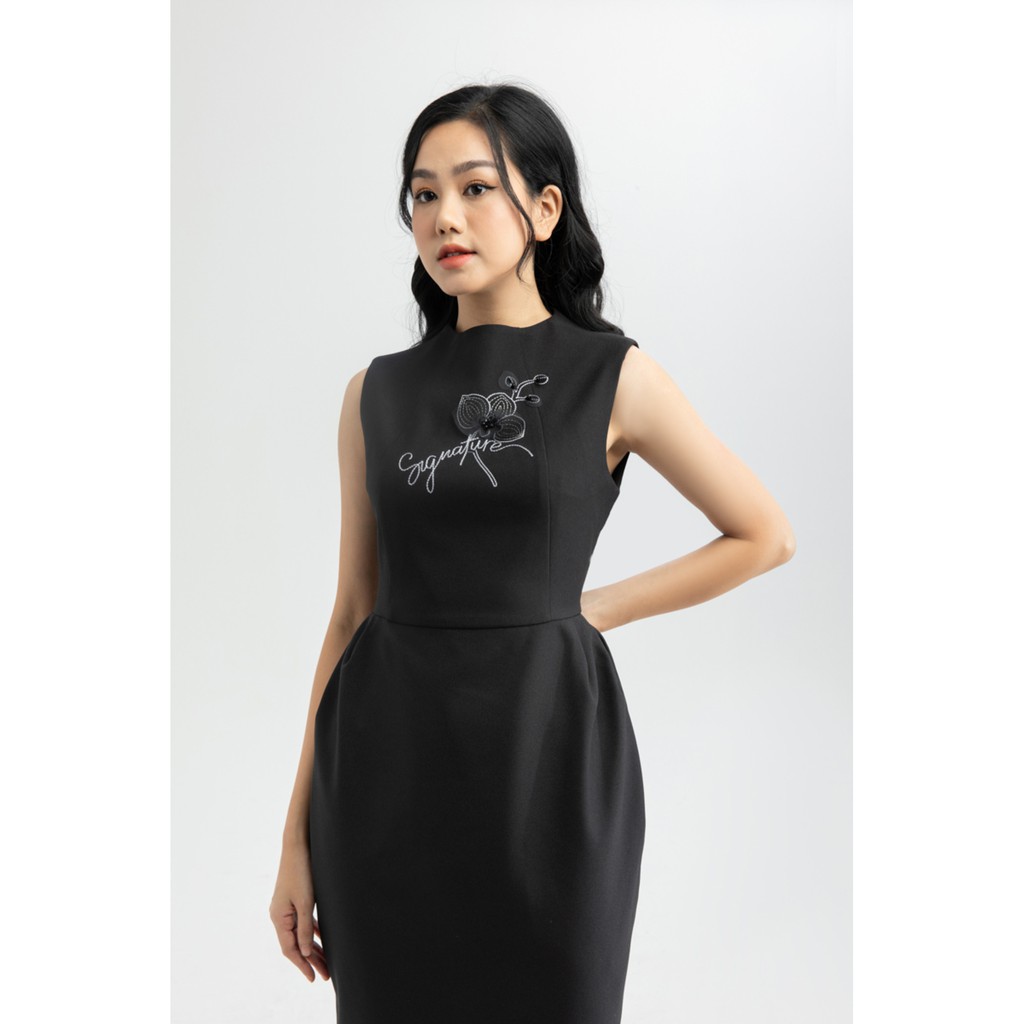 Đầm hoa lan signature IVY moda MS 41C6005 | BigBuy360 - bigbuy360.vn
