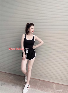 Bộ đồ thể thao chất cotton ( video quay thật )