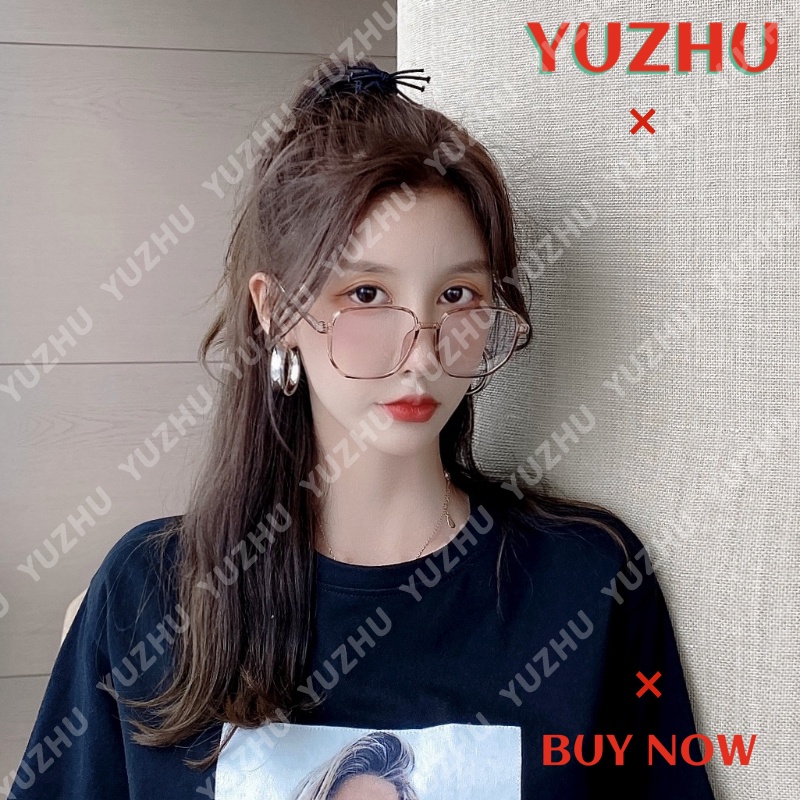 Mắt Kính Gọng Vuông Trong Suốt Chống Ánh Sáng Xanh Thời Trang Hàn Quốc