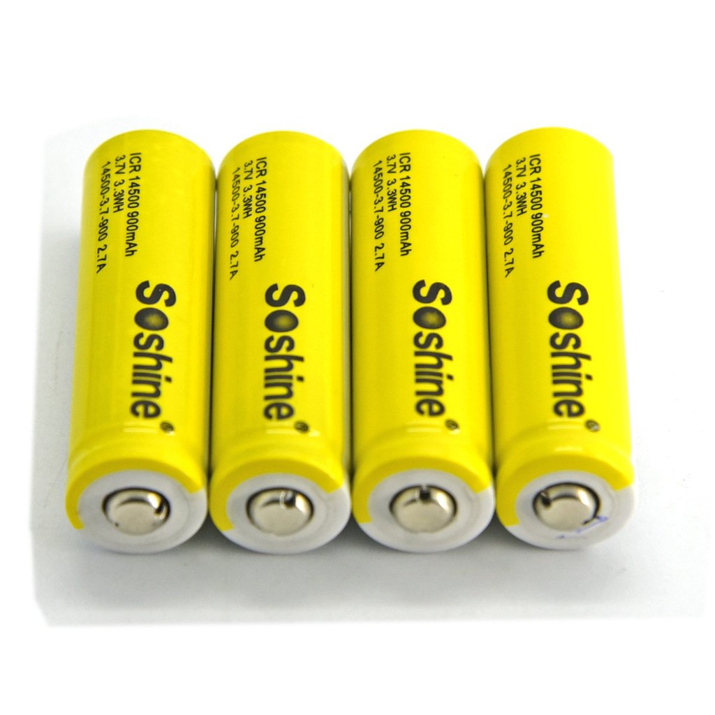 Pin sạc Soshine 14500 3.7V 900mah