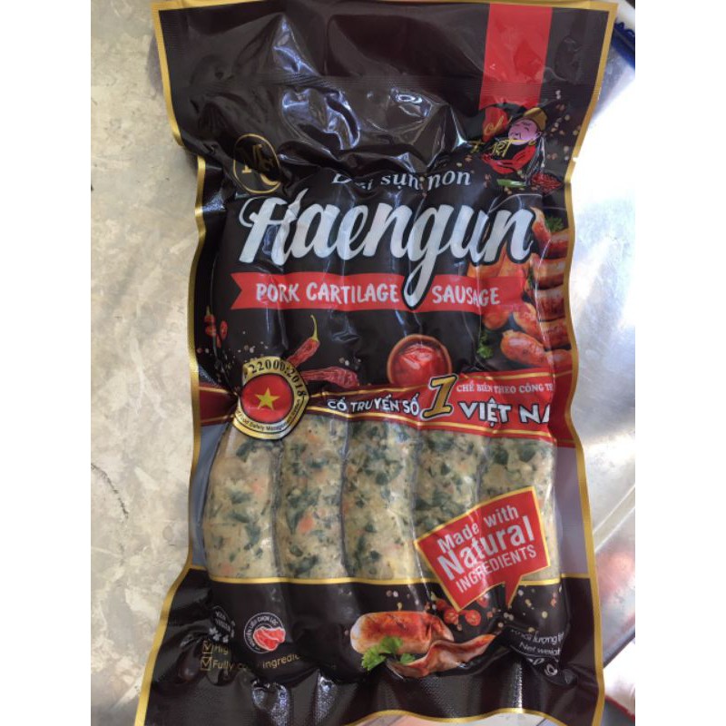Dồi sụn non Haengun Hàn Quốc túi 500g/10 cây | BigBuy360 - bigbuy360.vn
