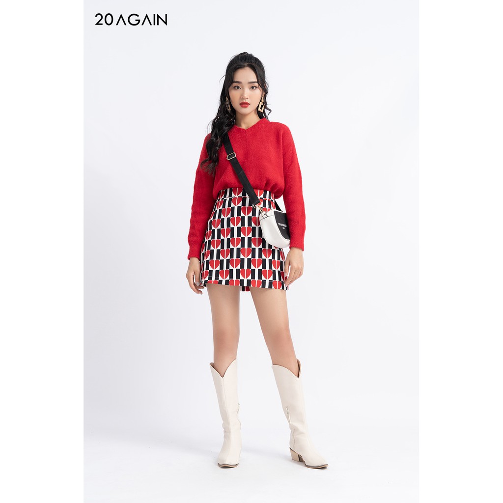 [Mã WABR1111 giảm 10% đơn 250K] Chân váy dáng A 20AGAIN thiết kế trẻ trung năNg động chất lụa cao cấp JAC0027 | BigBuy360 - bigbuy360.vn