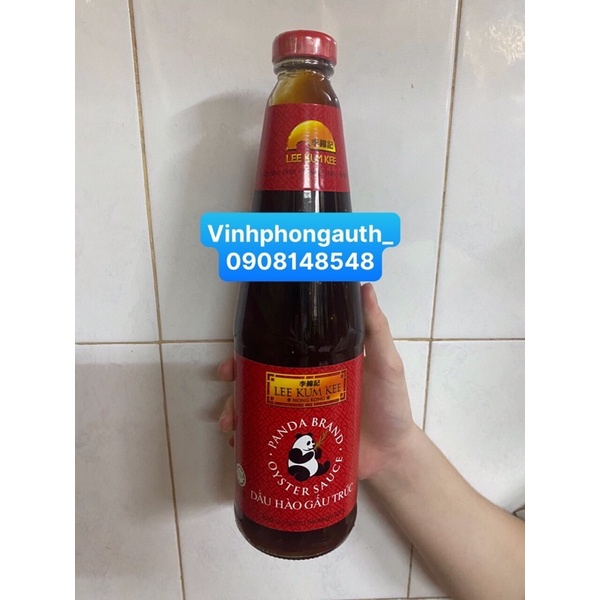 DẦU HÀO GẤU TRÚC 907G LEE KUM KEE - PANDA BRAND OYSTER SAUCE HONGKONG