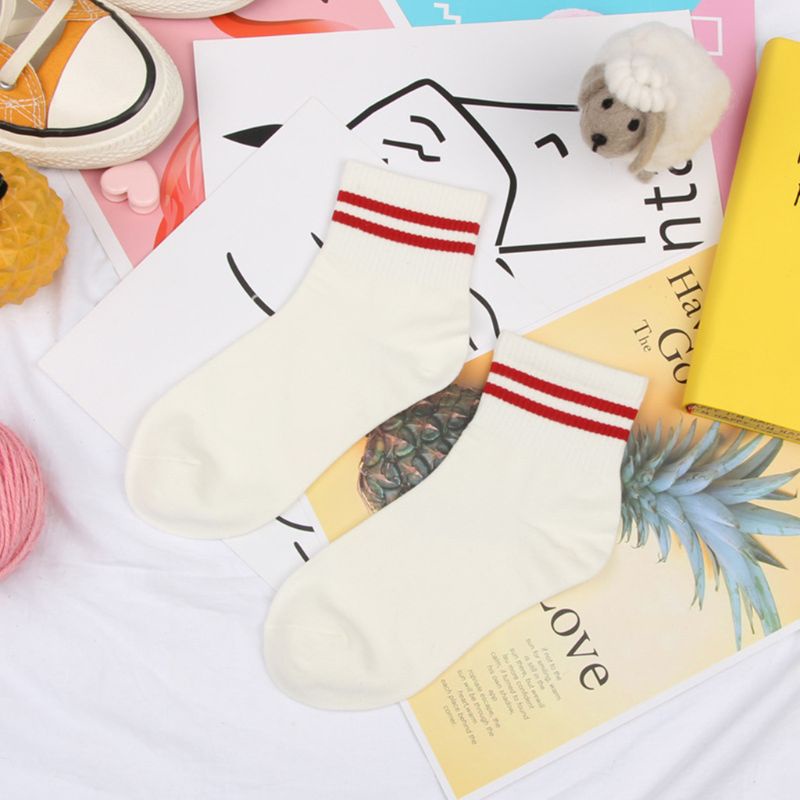 Set 5 Đôi Tất Dệt Kim Dáng Rộng Xinh Xắn Phong Cách Nhật Hàn Cho Bạn Gái