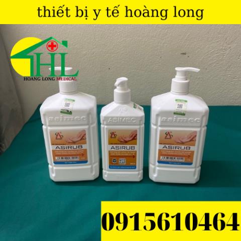 Thùng 10 Chai Nước Rửa Tay Khô Sát Khuẩn ASIRUB Chai 1000ml