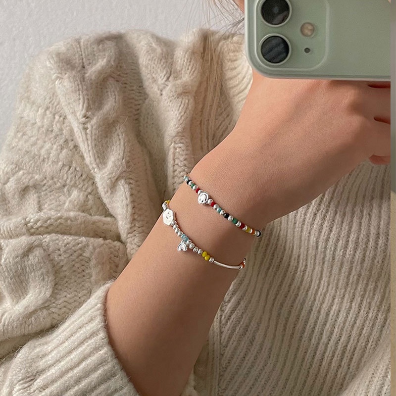 Vòng đeo tay chuỗi hạt nhiều mẫu đáng yêu tùy chọn phong cách Nhật Bản Hàn Quốc ngọt ngào